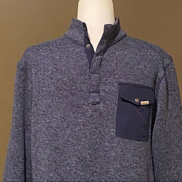 Woolrich Blue Pullover Jacket - Picture 3 of 11